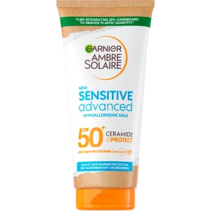 Garnier  Sensitive Advanced Слънцезащитно мляко за светла, чувствителна кожа SPF50+ , 175ml