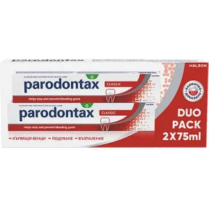 Parodontax Clasic Fluoride DUO Паста за зъби срещу кървенето на венците - 75ml - 2 бр. Комплект