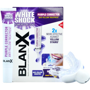 BlanX  White Shock Purple Corrector LED Treatment Иновативната система за домашно избелване на зъби