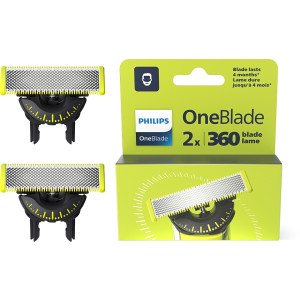 PHILIPS ONE BLADE Резервни ножчета за електрическа самобръсначка​​​​​​​ 360, 2 бр.