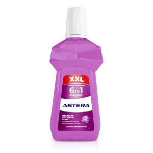Astera Diamond 6in1 XXL  Вода за уста за максимална защита от зъбна плака и кариес, 1000ml