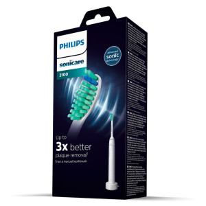 Philips Sonicare 2100 Series Електрическа звукова четка за зъби - / бял цвят /