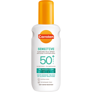 Carroten Sensicare Suncare Milk Spray - Слънцезащитно мляко SPF50+, 200мл