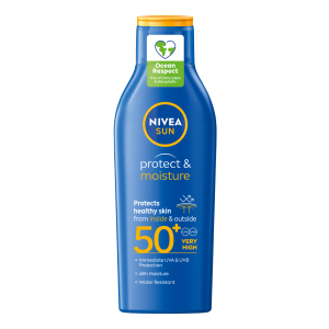 NIVEA SUN PROTECT & MOISTURE Слънцезащитен лосион за естествен тен SPF50 х200 мл