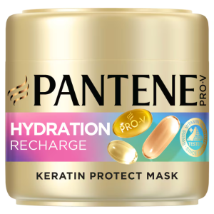 Pantene Pro-V Active Nutri Plex Hydration Recharge Регенерираща и хидратираща маска за коса с кератин , 300ml