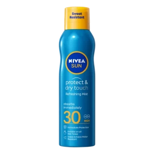 NIVEA SUN Protect & Dry Touch Refreshing Mist Освежаващ Спрей Мъгла SPF30 200ml