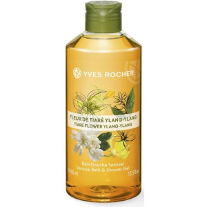 Yves Rocher Flower Plaisirs Nature Душ гел с Тиаре и иланг-иланг,  400 ml