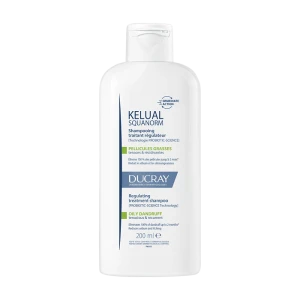 Ducray Kelual Squanorm Регулиращ третиращ шампоан против мазен пърхот, 200 ml