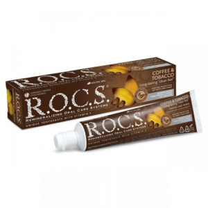 R.O.C.S. Pasta Coffee&Tobacco Паста за ежедневна употреба с/у оцветяване на зъбите, 60ml