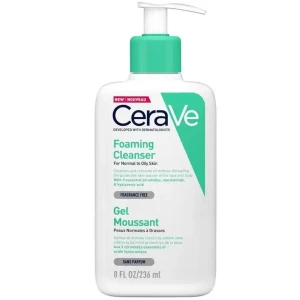 CeraVe Foaming Cleanser  Почистващa гел-пяна за нормалнa до мазна кожа ,473 ml