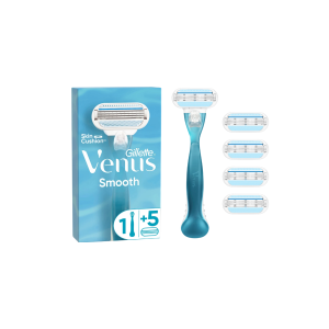 Gillette Venus Smooth Razor Система за бръснене с 3 ножчета,  /5 ножчета в комплекта /