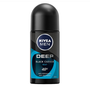 Nivea Men Deep Black Carbon Рол-он против изпотяване с 48 часова защита, 50ml