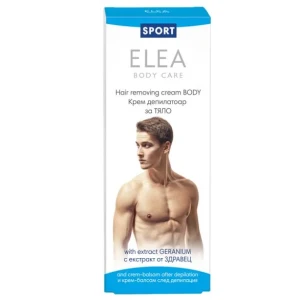 Elea Body Care Sport  Крем депилатоар за тяло за мъже, 150ml