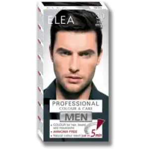 ELEA for MEN Безамонячна крем Боя за коса, брада и мустаци № 3.0 Тъмно кафяв , 100ml