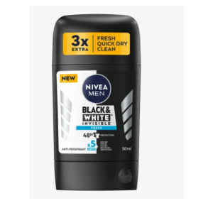 Nivea Men Black&White Invisible Fresh Нивеа  Део стик за мъже, 50ml