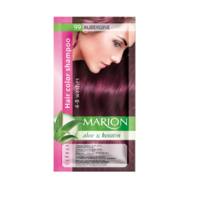 MARION Hair Color Shampoo      Оцветяващ шампоан №99    Патладжан  -40 мл