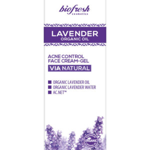 LAVENDER ORGANIC OIL КРЕМ – ГЕЛ ЗА ЛИЦЕ ЗА КОНТРОЛ НА АКНЕ, 50ml