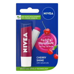 Nivea Cherry Shine Балсам за устни с плодов аромат на череша, 4,8g