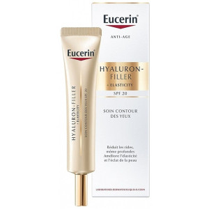 Eucerin Hyaluron-Filler + Elasticity Eye SPF20 Околоочен крем против стареене за зряла кожа, 15ml