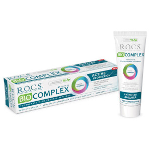 R.O.C.S. Biocomplex Active Protection Паста за намаляване възпалението и кървенето на венците, 75ml