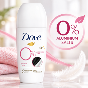Dove Roll-on Invisible care 0% Aluminium , 0% Alcohol Ролон 0% невидима грижа без алуминий и алкохол , 50ml