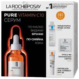 La Roche-Posay Pure Vitamin C10 Комплект обновяващ Серум за лице с Vitamin C10