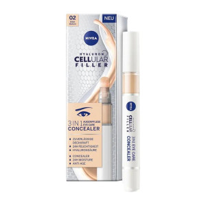 Nivea Hyaluron Cellular Filler 3in1 Околоочен крем против бръчки и коректор - 4 ml Light