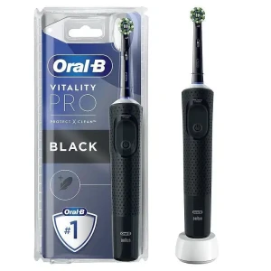 Oral-B D103 Pro Protect X Clean Електрическа Четка за зъби Черен цвят