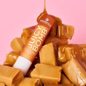 Juicy Bomb Glossy Butter Balm 07 Caramelt  Балсам за устни топло карамелено кафяво, 2,5g