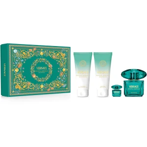 Versace Crystal Emerald Set ( 90 ml EDP + 100 ml Sower gel + 100 ml Body lotion + 5 ml EDP )  Дамски подаръчен комплект