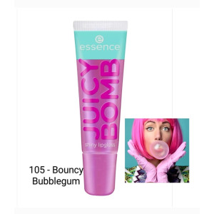 Essence JUICY BOMB shiny lipgloss 105  Bouncy Bubblegum Гланц за устни с плодов аромат -10мл