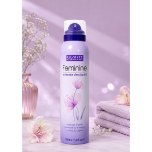 Beauty Formulas Feminine Intimate Deodorant Интимен дезодорант  с деликатен аромат , 150ml