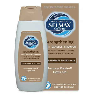Selmax Caffeine Strengthening Dual Action – Заздравяващ шампоан против пърхот,200ml