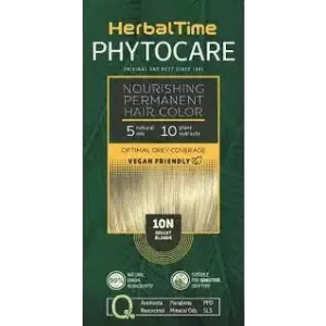 Herbal Time Phytocare Подхранваща трайна безамонячна боя за коса 10N Ярко рус