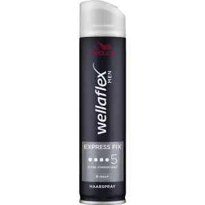 Wella Wellaflex Men Haarspray Express Fix 5 Лак за коса с изключително силна фиксация 5 , 250ml
