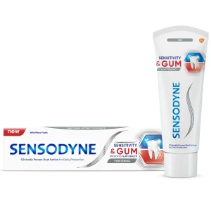 Sensodyne   Gum Whitening Паста за зъби за чувствителни зъби и избелване, 75мл