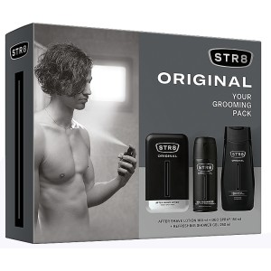 STR8 ORIGINAL Комплект Тоалетна вода, 50 мл + Део спрей, 150 мл + Душ гел, 250 мл