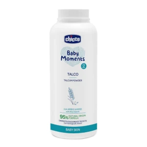 Chicco Baby Moments Пудра с оризово нишесте, 150g