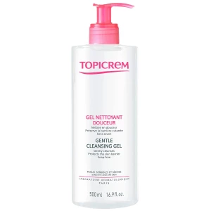 Topicrem Gentle Cleansing Gel Пенлив почистващ гел за коса и тяло за бебета и деца,500ml