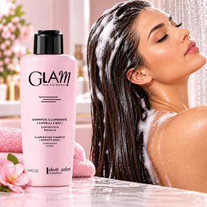 Dott. Solari Glam Shampoo Illuminante Capelli Озаряващ шампоан за права коса,изглажда косата, придава блясък, 250ml