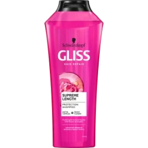 Schwarzkopf GLISS Supreme Length Шампоан за дълга коса, 400ml