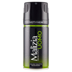 Malizia UOMO Vetyver  Spray deo    Мъжки спрей дезодорант - 150 ml