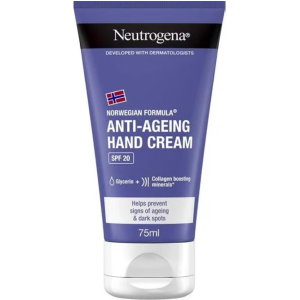 Neutrogena Visibly Renew Възстановяващ крем за ръце за интензивна хидратация и еластичност, SPF20, 75ml