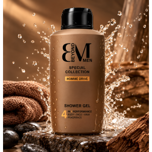 BEYOND MEN Special Collection Homme Многофункционален душ гел 4 в 1  за ежедневна грижа за мъже, 500ml