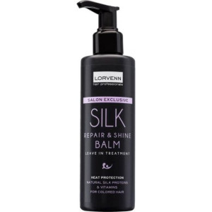 Lorvenn Silk shine & repair balm Подхранващ балсам за блясък за боядисана коса