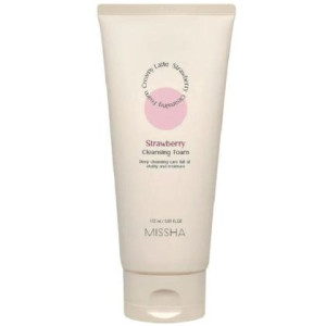 MISSHA Creamy Latte Cleansing Foam Strawberry Почистваща пяна за лице с ягода , 172ml