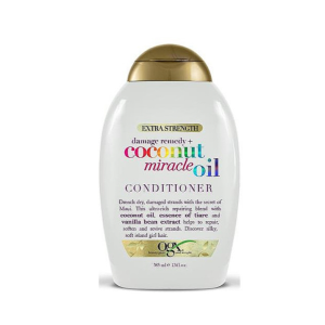 OGX Coconut Miracle Oil Conditioner Балсам за увредена коса с кокосово масло , 385ml