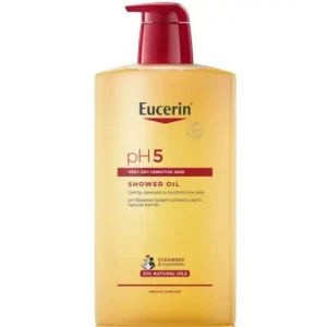Eucerin® pH5 Shower-Oil for Sensitive Skin  Душ-олио за тяло, за чувствителна кожа, 1000ml
