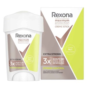 Rexona Maximum Protection Stress Control  Крем-стик против изпотяване за дълготрайна свежест, 45ml
