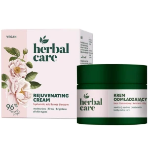 Farmona HERBAL CARE   Подмладяващ крем за лице с хиалуронова киселина и розов цвят, 50ml